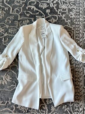 White Zara Blazer- NWT